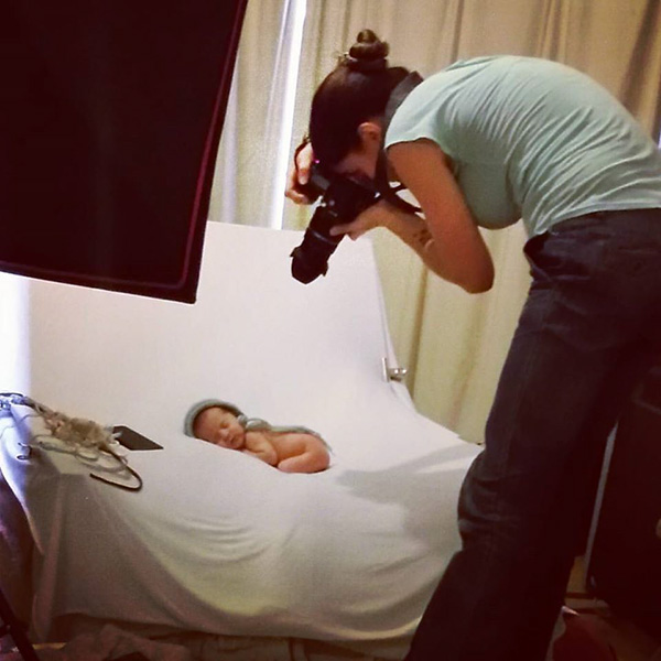 Backstage sesiones de fotos de recien nacido y embarazo estudio Pieceofme
